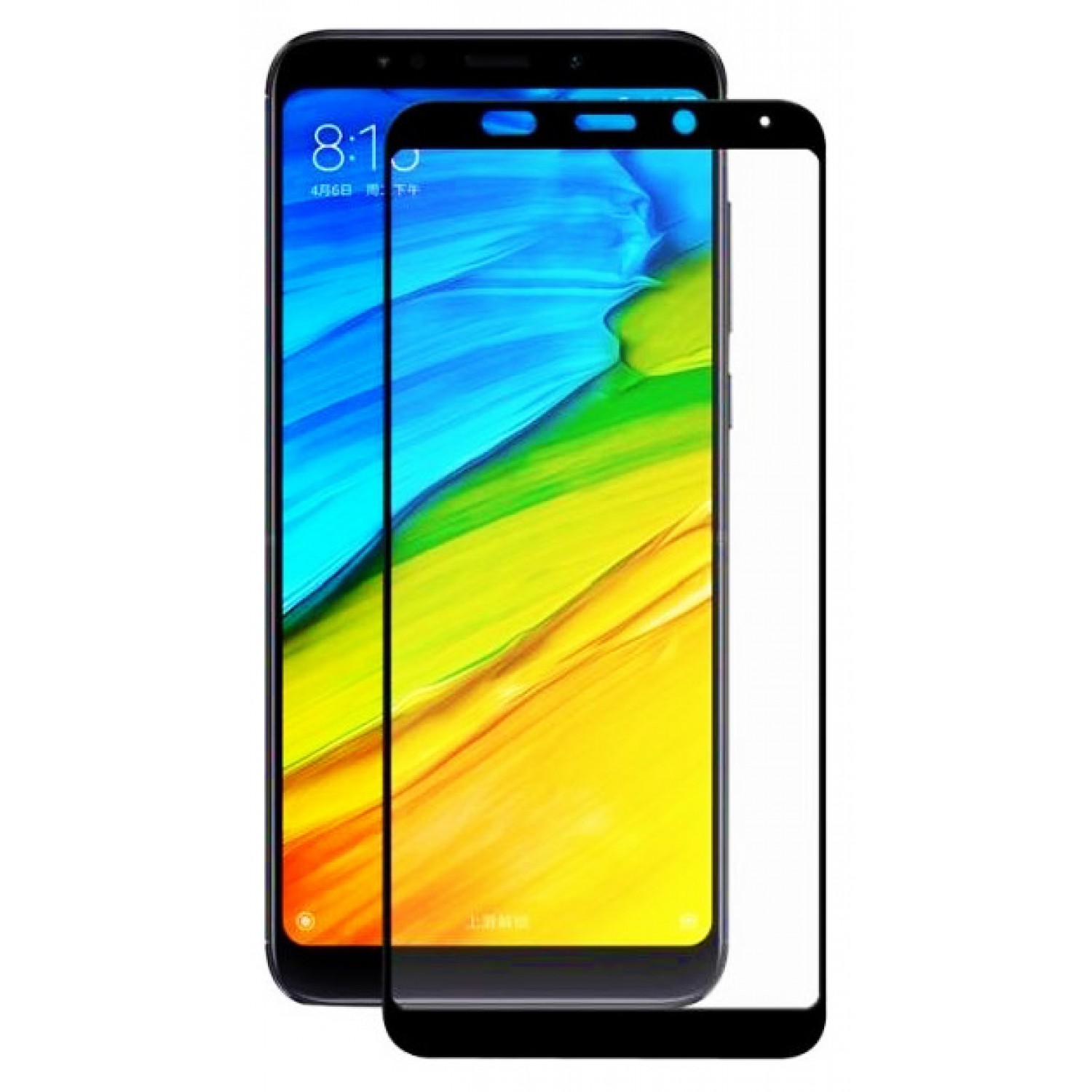 POWERTECH Tempered Glass 3D για Xiaomi Redmi 5 Plus, full glue, μαύρο