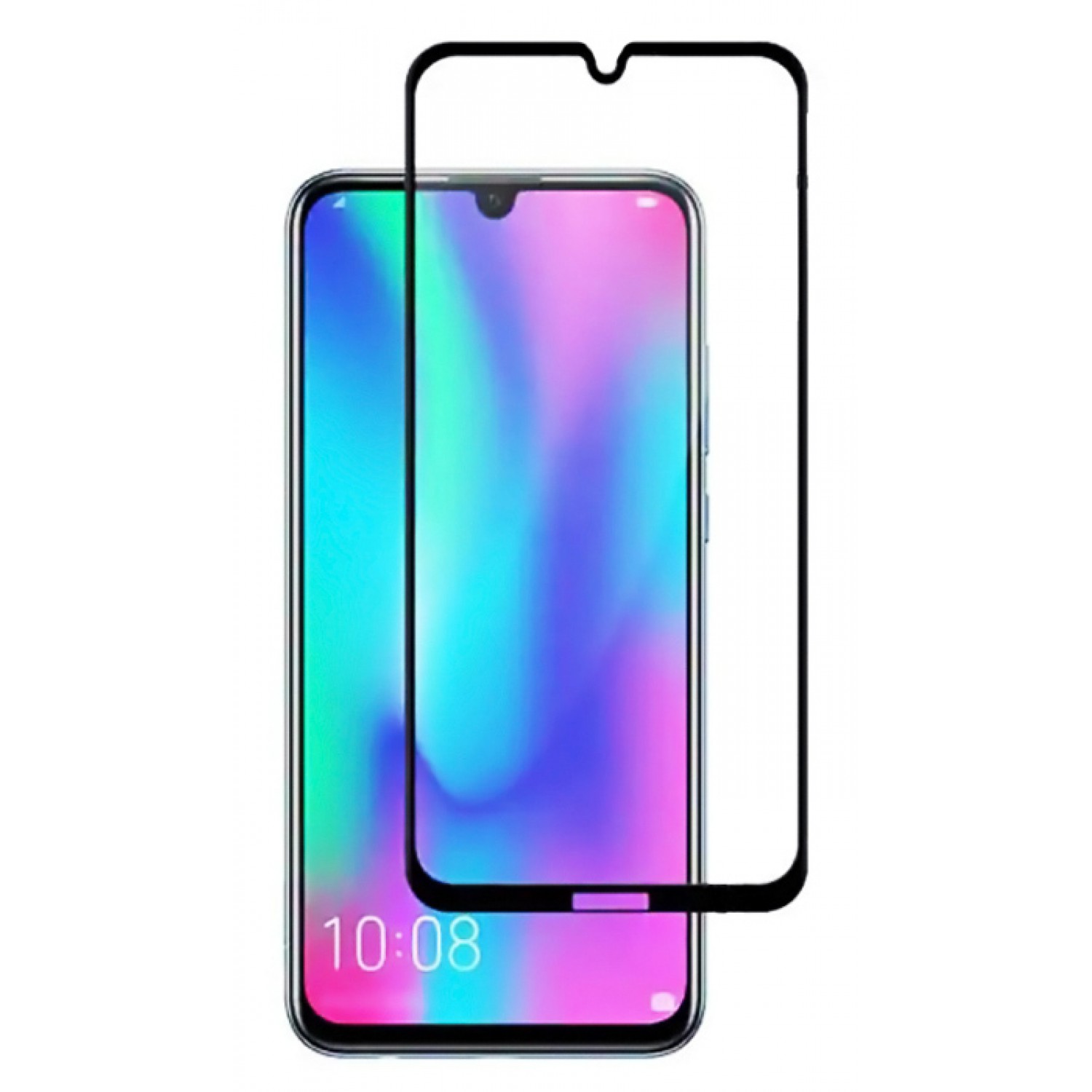 POWERTECH Tempered Glass 5D Full Glue, Huawei Y7/Prime/Pro 2019, Black