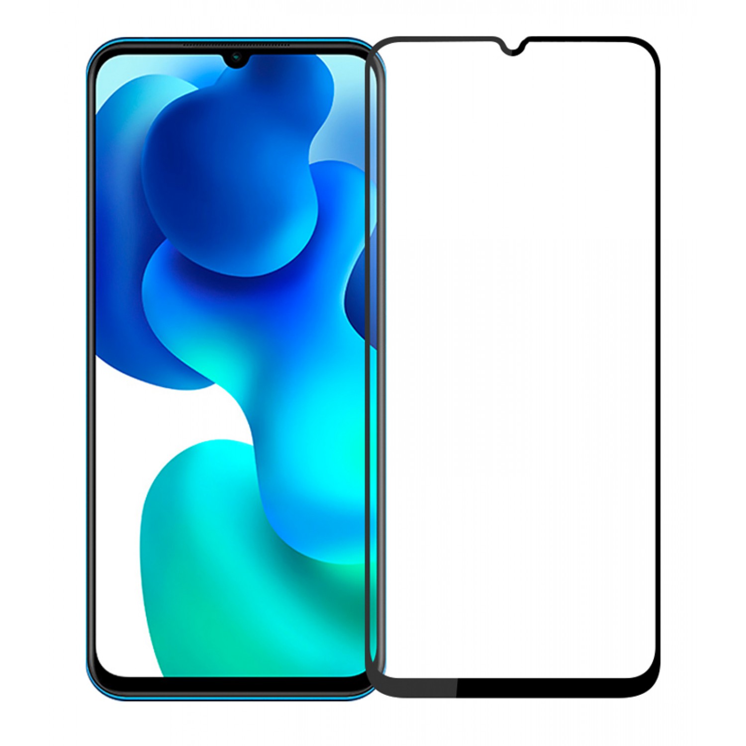 POWERTECH Tempered Glass 5D, full glue, Xiaomi Mi Note 10 Lite, μαύρο POWERTECH Tempered Glass 5D, full glue, Xiaomi Mi Note 10 Lite, μαύρο
