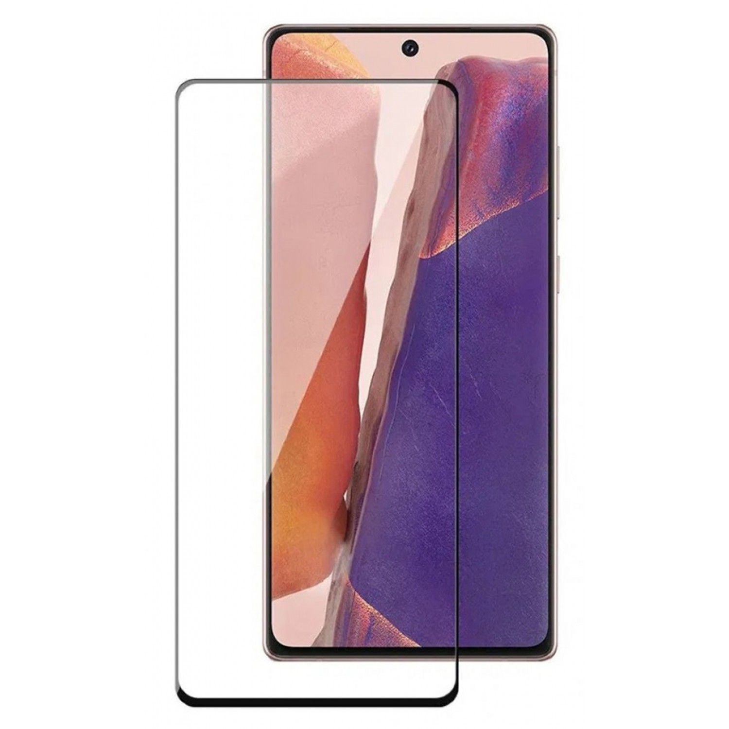 POWERTECH Tempered Glass 5D, full glue, Samsung Note 20 5G, μαύρο POWERTECH Tempered Glass 5D, full glue, Samsung Note 20 5G, μαύρο