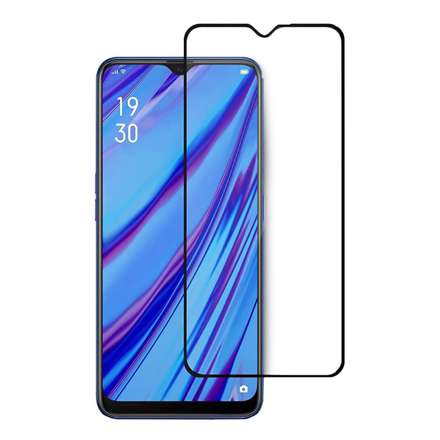 POWERTECH Tempered Glass 5D, full glue, Realme C3&C11 2020, μαύρο POWERTECH Tempered Glass 5D, full glue, Realme C3&C11 2020, μαύρο