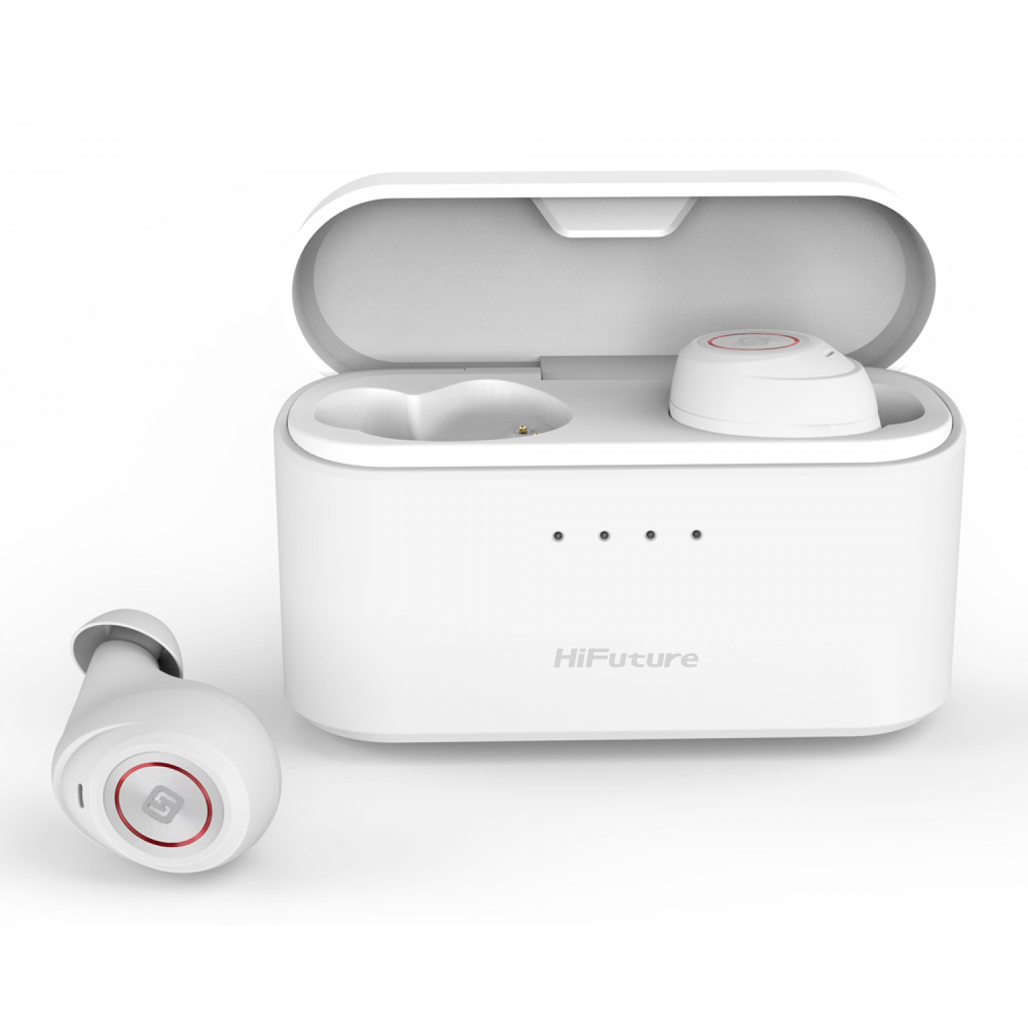 HIFUTURE earphones TidyBuds Pro, power bank, με θήκη φόρτισης, λευκά HIFUTURE earphones TidyBuds Pro, power bank, με θήκη φόρτισης, λευκά