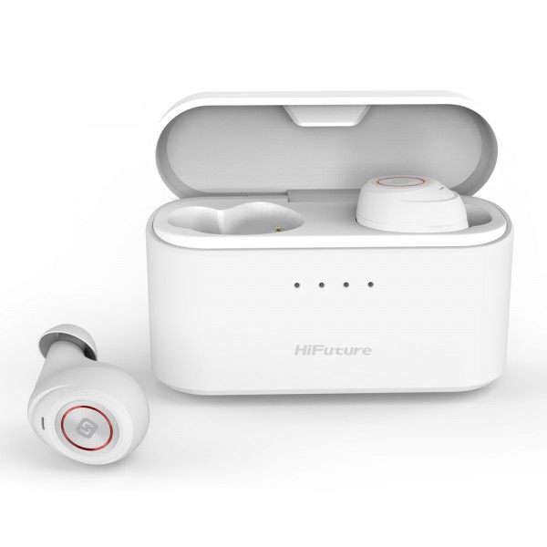 HIFUTURE earphones TidyBuds Pro, power bank, με θήκη φόρτισης, λευκά HIFUTURE earphones TidyBuds Pro, power bank, με θήκη φόρτισης, λευκά