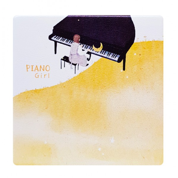 Καθρεφτάκι τσάντας Brown piano TMV-0007-2, 2x & 4x zoom, 8x8cm