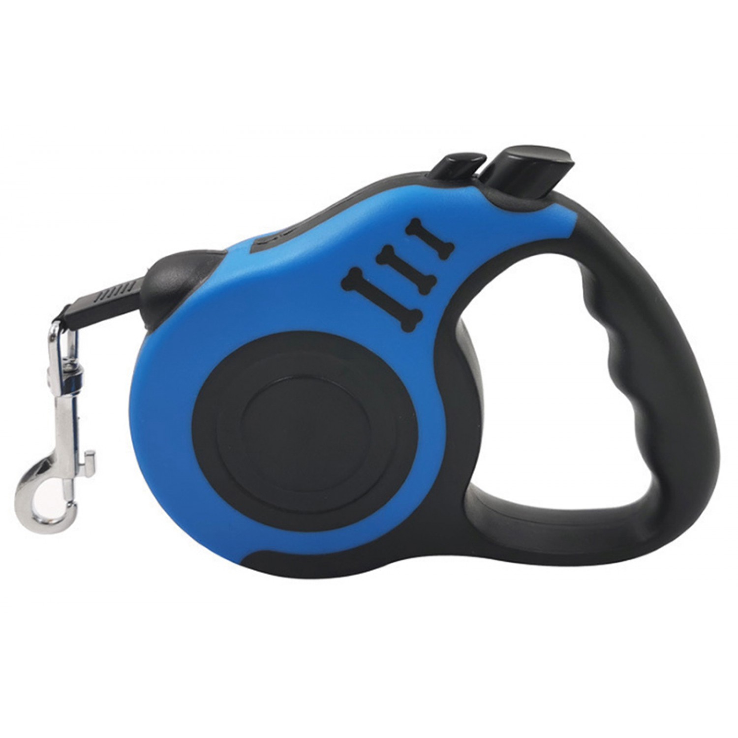 Λουράκι σκύλου TMV-0046, με ιμάντα & stop, 5m, μπλε