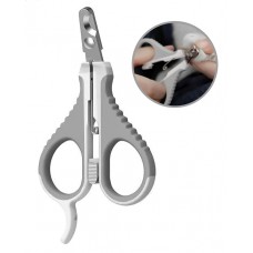 POWERTECH ψαλίδι νυχιών για pet TOOL-0055, λευκό-γκρι