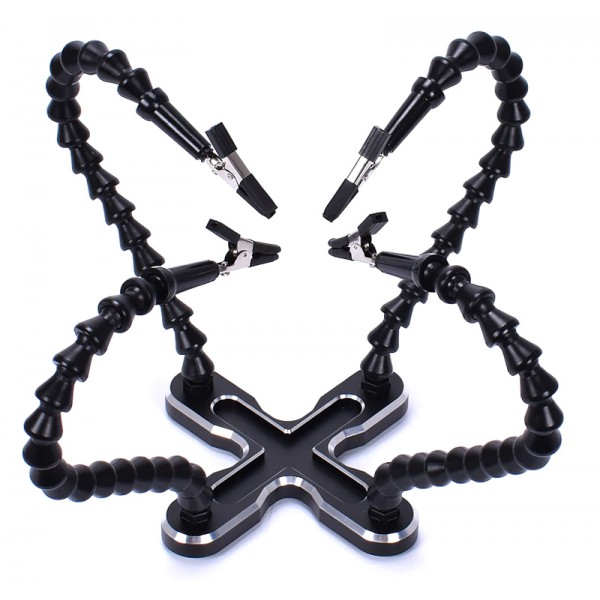 Βάση στήριξης PCB με εύκαμπτους βραχίονες TOOL-0058, μαύρη