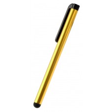 POWERTECH Μεταλλικό στυλό για οθόνη αφής TP-001Y-10, κίτρινο, 10τμχ