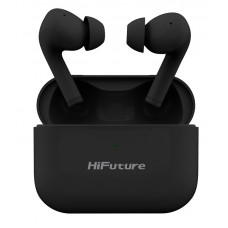 HIFUTURE earphones TrueAir ANC, true wireless, με θήκη φόρτισης, μαύρα