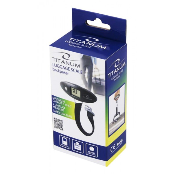 ΤITANUM Ηλεκτρονική ζυγαριά αποσκευών TTS001, έως 40Kg, με οθόνη ΤITANUM Ηλεκτρονική ζυγαριά αποσκευών TTS001, έως 40Kg, με οθόνη