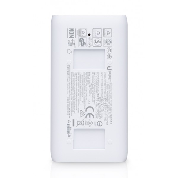 UBIQUITI Gigabit PoE Adapter U-POE-AF, 48V, με power cable UBIQUITI Gigabit PoE Adapter U-POE-AF, 48V, με power cable