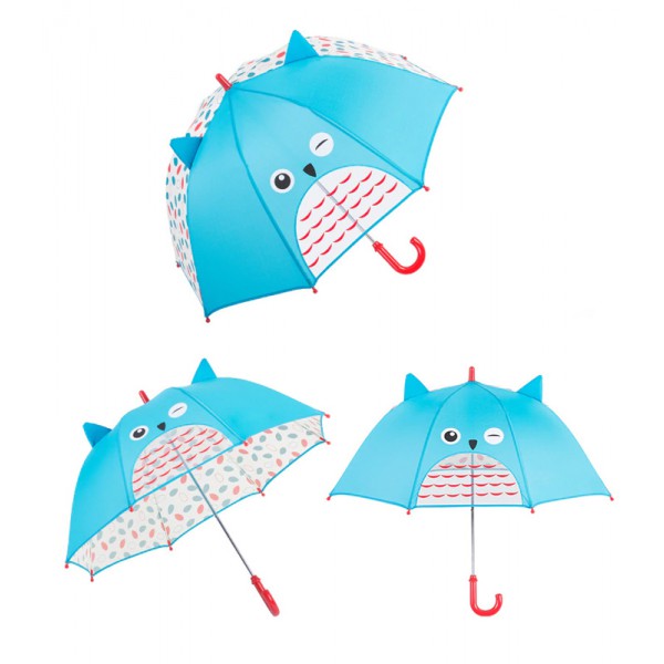 JIPILI παιδική ομπρέλα 3D UMB-0003, κουκουβάγια JIPILI παιδική ομπρέλα 3D UMB-0003, κουκουβάγια