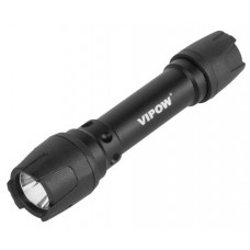 VIPOW φακός URZ0903, αδιάβροχος IP65, 3W 120 lumen, μαύρος