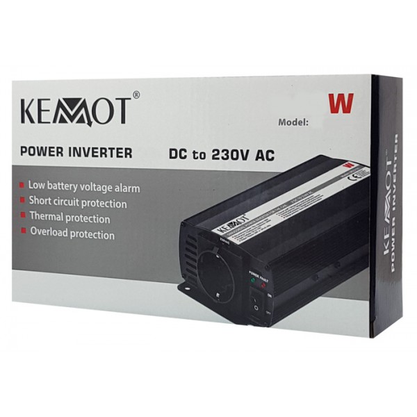 ΚΕΜΟΤ inverter αυτοκινήτου URZ3161, 12V σε 230V, 300W ΚΕΜΟΤ inverter αυτοκινήτου URZ3161, 12V σε 230V, 300W