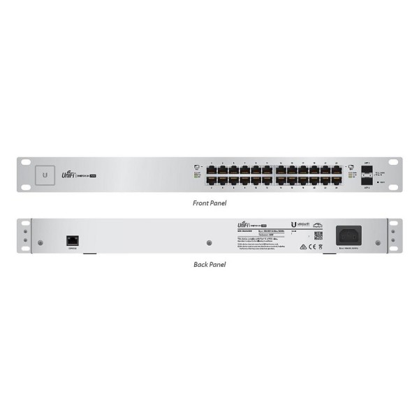 UBIQUITI UniFi Switch PoE+ US-24-250W, 24 GbE Ports, 250W UBIQUITI UniFi Switch PoE+ US-24-250W, 24 GbE Ports, 250W