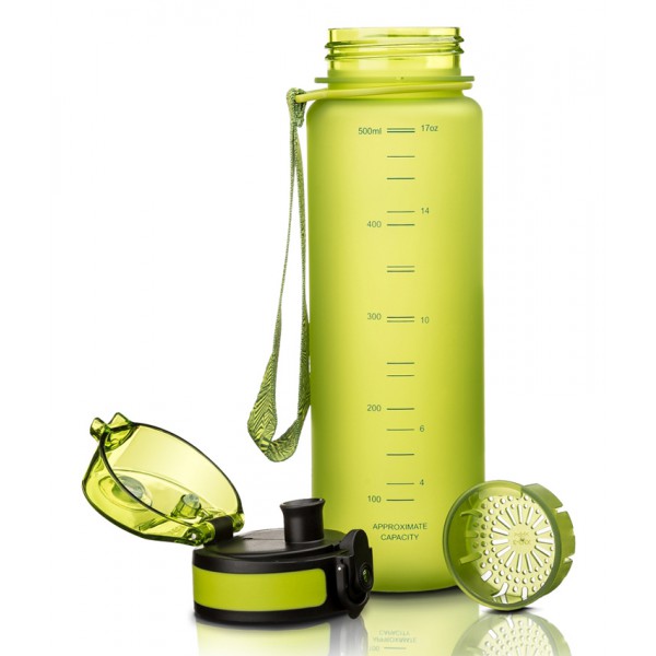 UZSPACE παγούρι νερού Colorful Frosted UZ-3026-GN, 500ml, πράσινο UZSPACE παγούρι νερού Colorful Frosted UZ-3026-GN, 500ml, πράσινο