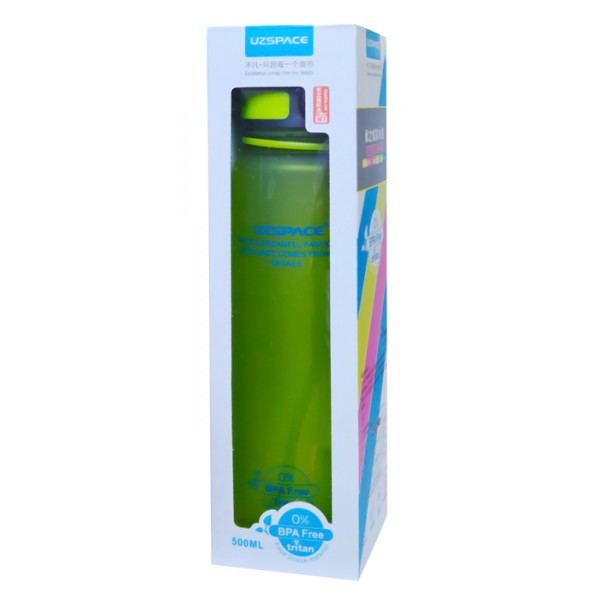 UZSPACE παγούρι νερού Colorful Frosted UZ-3026-GN, 500ml, πράσινο UZSPACE παγούρι νερού Colorful Frosted UZ-3026-GN, 500ml, πράσινο