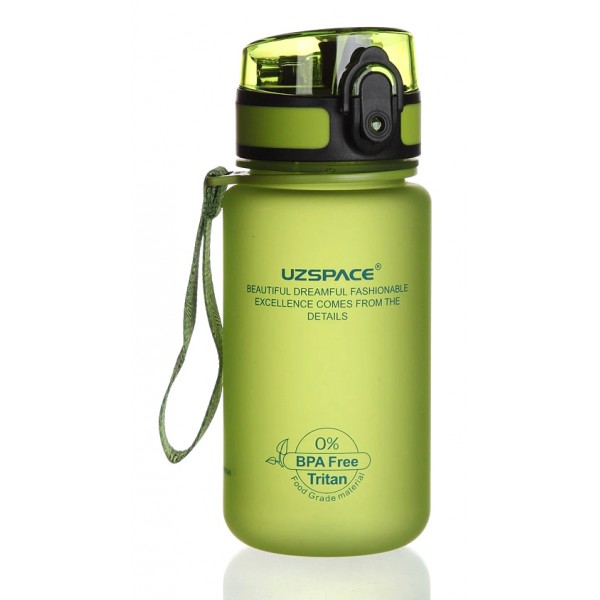UZSPACE παγούρι νερού Colorful Frosted UZ-3034-GN, 350ml, πράσινο UZSPACE παγούρι νερού Colorful Frosted UZ-3034-GN, 350ml, πράσινο