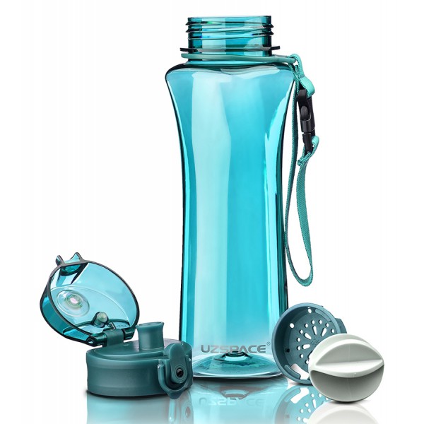 UZSPACE παγούρι νερού Twisted Fitness UZ-6006-CY, 500ml, γαλάζιο UZSPACE παγούρι νερού Twisted Fitness UZ-6006-CY, 500ml, γαλάζιο