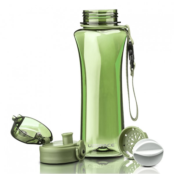 UZSPACE παγούρι νερού Twisted Fitness UZ-6006-GN, 500ml, πράσινο UZSPACE παγούρι νερού Twisted Fitness UZ-6006-GN, 500ml, πράσινο