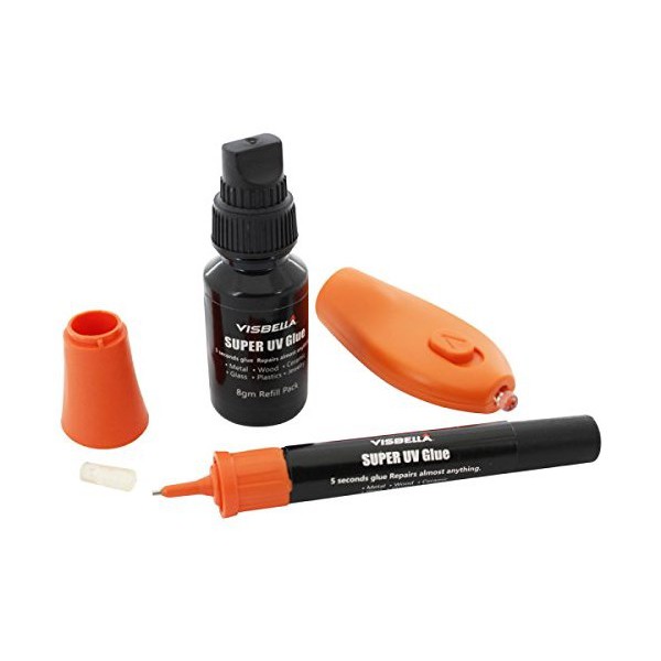 VISBELLA UV Light Glue γενικής χρήσης, 4 + 8g