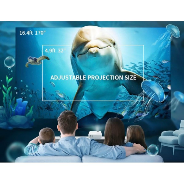 VANKYO LED βιντεοπροβολέας Leisure3, 1080p, VGA/HDMI/USB, λευκός VANKYO LED βιντεοπροβολέας Leisure3, 1080p, VGA/HDMI/USB, λευκός