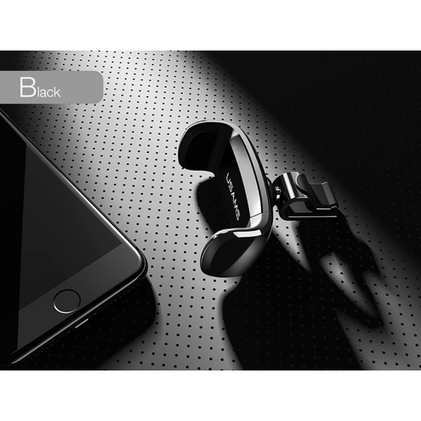 USAMS βάση smartphone για αυτοκίνητο US-ZJ004, μαύρη USAMS βάση smartphone για αυτοκίνητο US-ZJ004, μαύρη