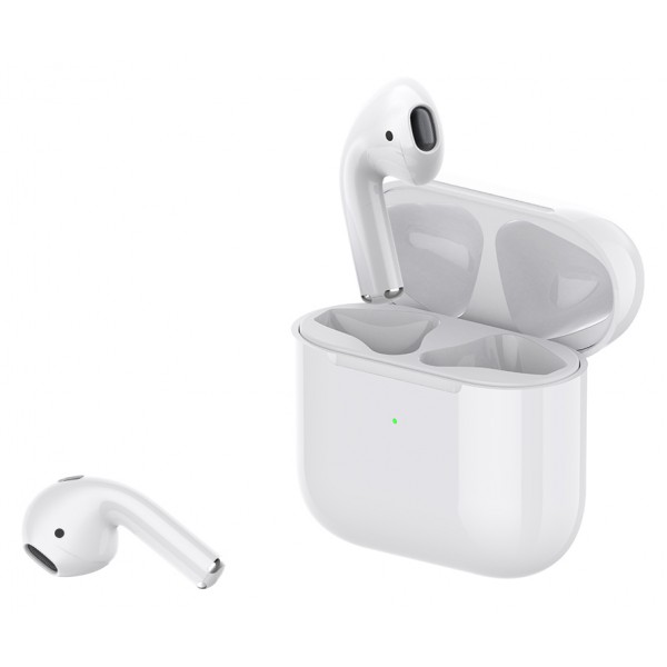 CELEBRAT earphones W11 με θήκη φόρτισης, True Wireless, λευκά