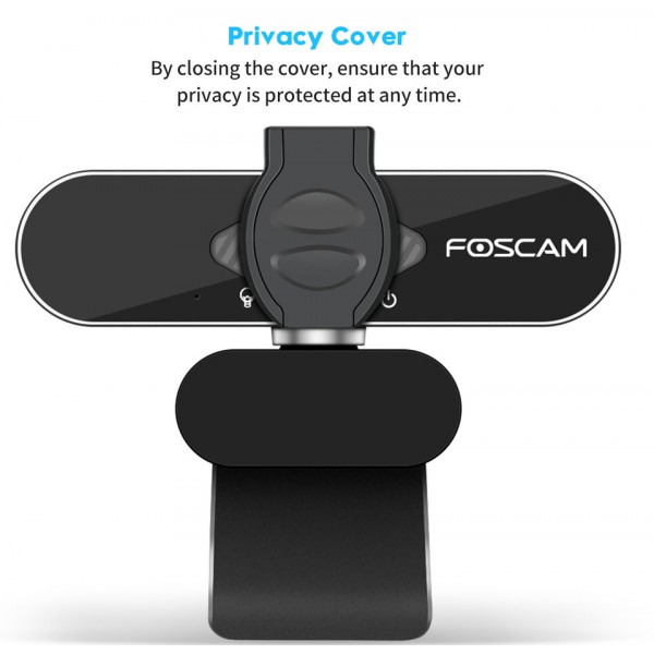 FOSCAM web κάμερα W21, USB, Full HD, μικρόφωνο, 84° γωνία θέασης, μαύρη FOSCAM web κάμερα W21, USB, Full HD, μικρόφωνο, 84° γωνία θέασης, μαύρη