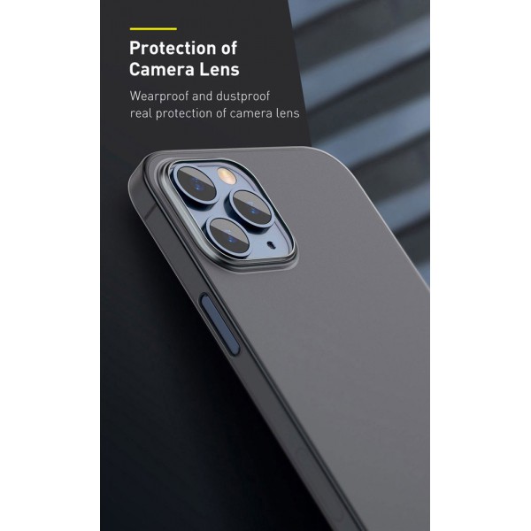 BASEUS θήκη Wing WIAPIPH67N-01 για iPhone 12 Pro Max, μαύρη BASEUS θήκη Wing WIAPIPH67N-01 για iPhone 12 Pro Max, μαύρη