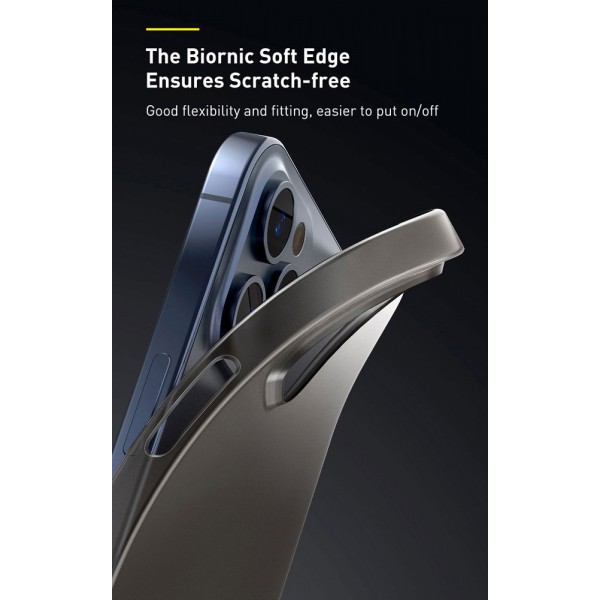 BASEUS θήκη Wing WIAPIPH67N-01 για iPhone 12 Pro Max, μαύρη BASEUS θήκη Wing WIAPIPH67N-01 για iPhone 12 Pro Max, μαύρη