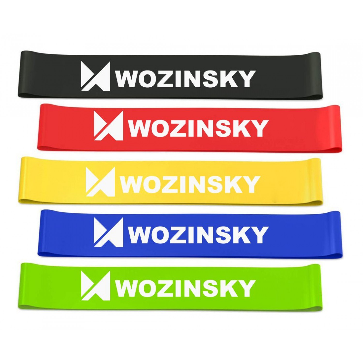 WOZINSKY σετ λάστιχα εκγύμνασης WRBS5-01, 5 αντιστάσεων