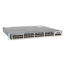 CISCO used Catalyst Switch C3750X-48P-S, 48 ports PoE, managed