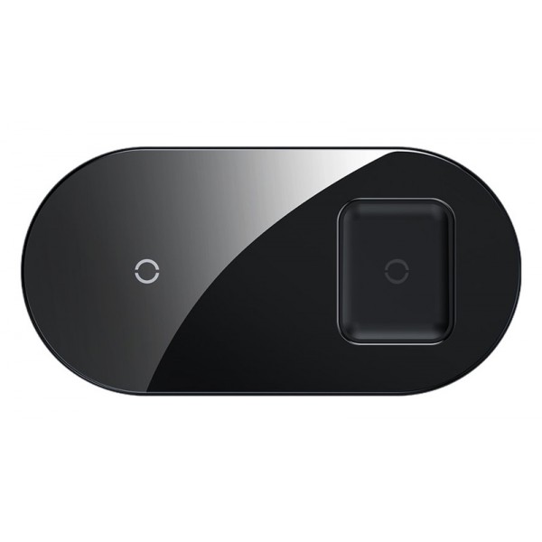 BASEUS διπλός ασύρματος φορτιστής Simple WXJK-01, USB Type-C, 15W BASEUS διπλός ασύρματος φορτιστής Simple WXJK-01, USB Type-C, 15W