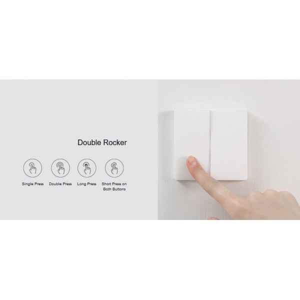 AQARA smart διπλός διακόπτης WXKG02LM, Zigbee