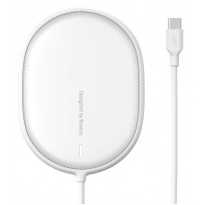 BASEUS ασύρματος φορτιστής WXQJ-02, 15W, λευκός
