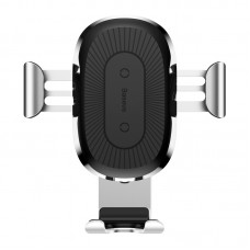 BASEUS ασύρματος φορτιστής και βάση αυτοκινήτου WXYL-0S, 10W, ασημί