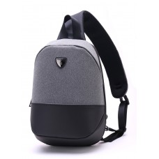 ARCTIC HUNTER τσάντα Crossbody XB00050-LG, tablet, αδιάβροχη, γκρι
