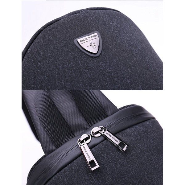 ARCTIC HUNTER τσάντα Crossbody XB00050-LG, tablet, αδιάβροχη, γκρι