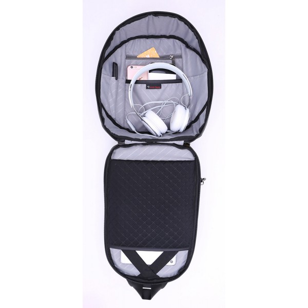 ARCTIC HUNTER τσάντα Crossbody XB00050-LG, tablet, αδιάβροχη, γκρι