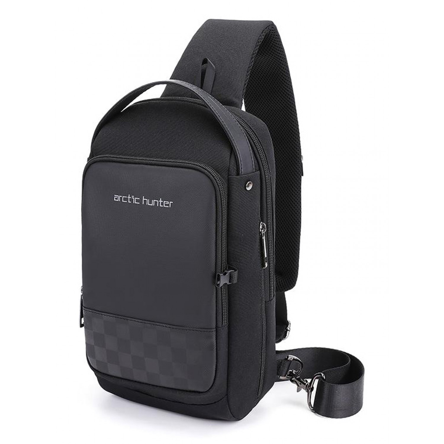 ARCTIC HUNTER Τσάντα Crossbody XB00105-BK, USB, αδιάβροχη, μαύρο ARCTIC HUNTER Τσάντα Crossbody XB00105-BK, USB, αδιάβροχη, μαύρο