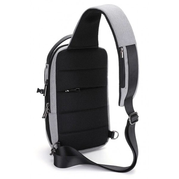 ARCTIC HUNTER Τσάντα Crossbody XB00105-BK, USB, αδιάβροχη, μαύρο ARCTIC HUNTER Τσάντα Crossbody XB00105-BK, USB, αδιάβροχη, μαύρο