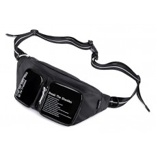 SUPER FIVE τσάντα μέσης Y00015-BK, μαύρη