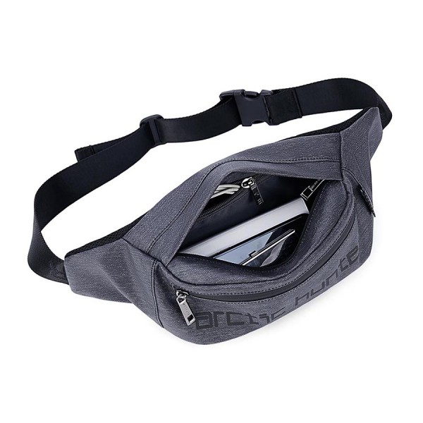 ARCTIC HUNTER τσάντα μέσης YB14001-1-LG, αδιάβροχη, ανοιχτό γκρι