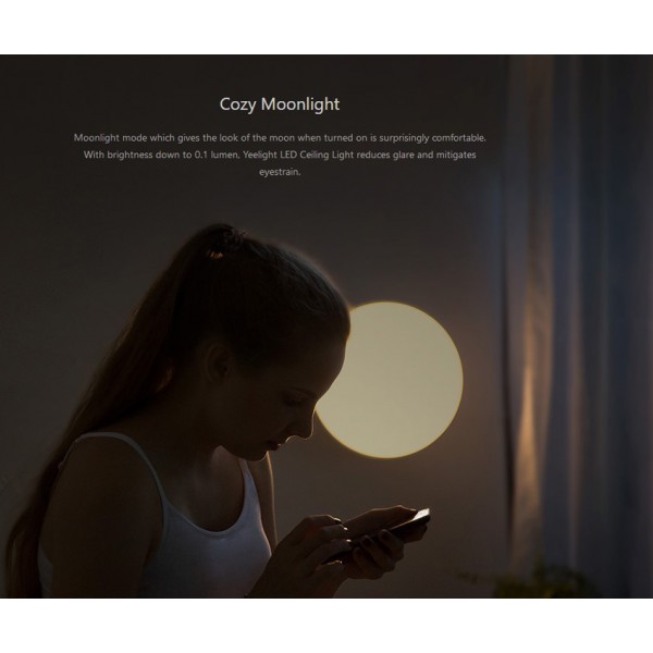 YEELIGHT Smart φωτιστικό τοίχου YLDP12YL, 28W, 1800lm, 2700K-6500K