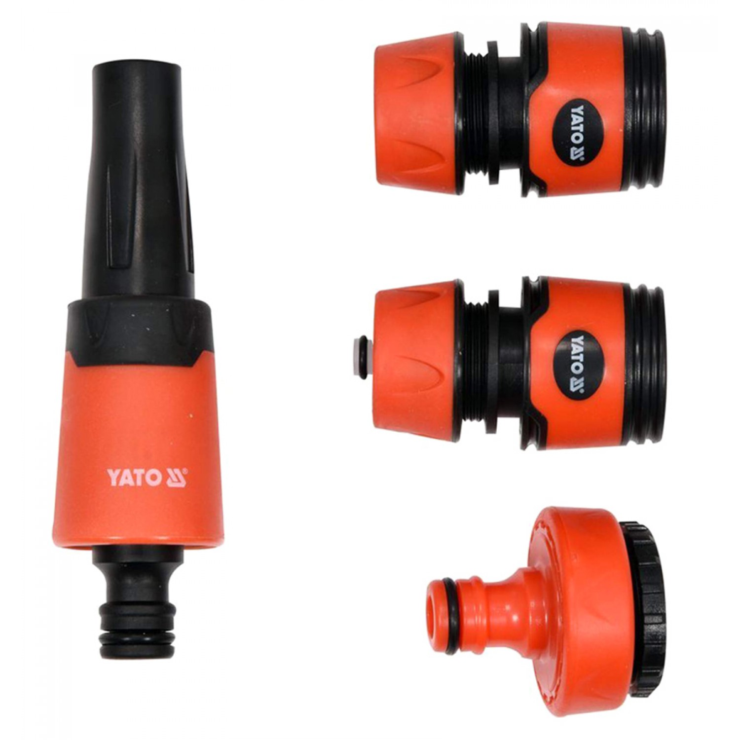 YATO σετ εκτοξευτής νερού YT-99832, με ρακόρ, 2 ταχυσυνδέσμους, 4 τμχ