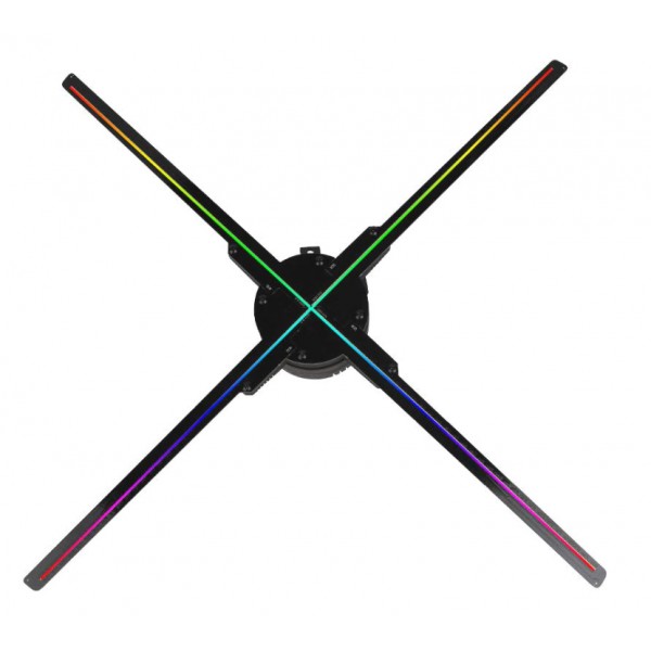 Διαφημιστική πινακίδα προβολής ολογράμματος Z3H-V1 LED, WiFi, 16GB, 65cm