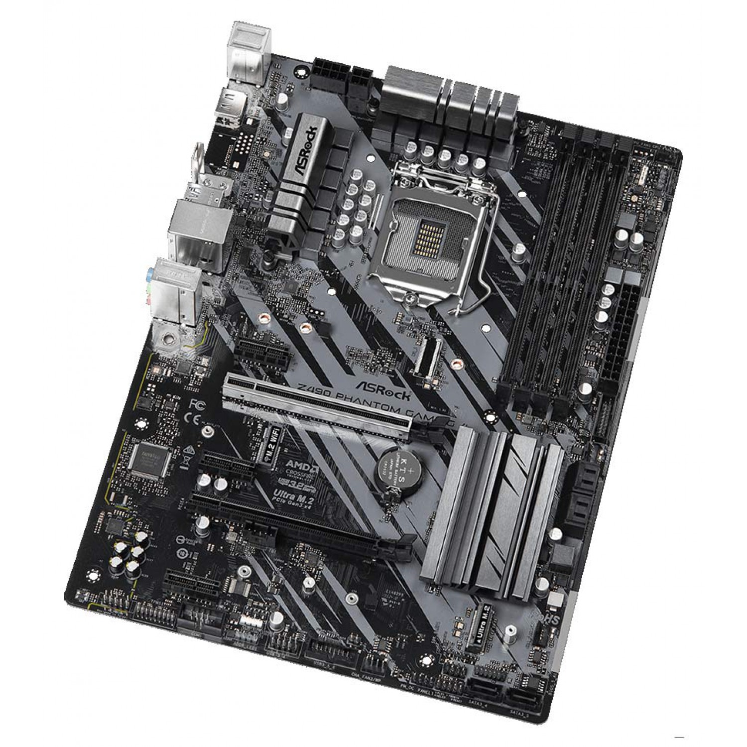 ASROCK Μητρική Z490 Phantom Gaming 4, 4x DDR4, s1200, USB 3.2, ATX ASROCK Μητρική Z490 Phantom Gaming 4, 4x DDR4, s1200, USB 3.2, ATX