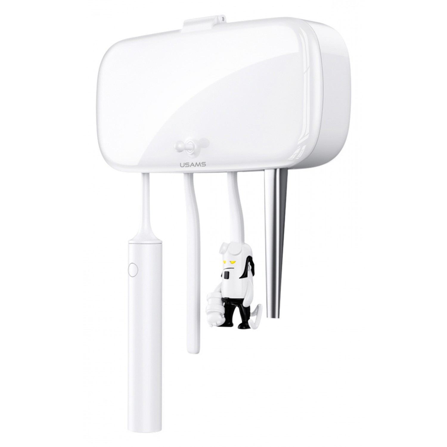 USAMS UV αποστειρωτής για 4x οδοντόβουρτσες US-ZB183, λευκός