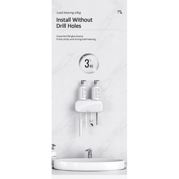 USAMS UV αποστειρωτής για 4x οδοντόβουρτσες US-ZB183, λευκός